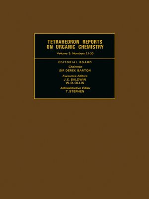 cover image of Tetrahedron Reports on Organic Chemistry